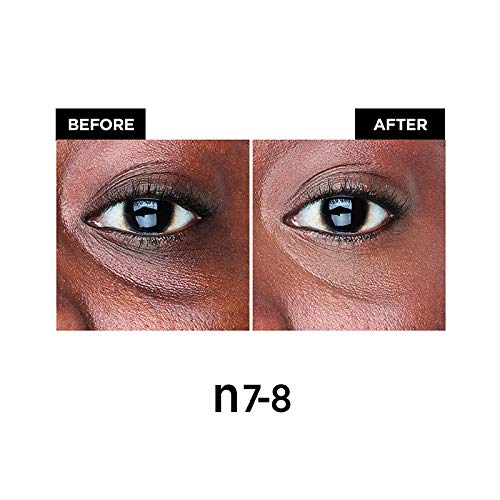 LβOrΓ©al Paris True Match Eye Cream in a Concealer, 0.5% hyaluronic acid, Dark N7-8, 0.4 fl. oz.