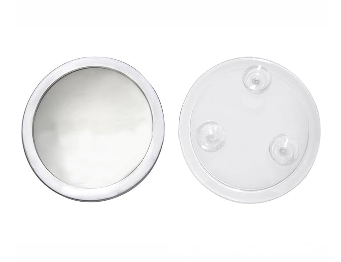 5X Magnifying Mirror with 3 Suction Cups Fixture 7 Inch Makeup Mirror