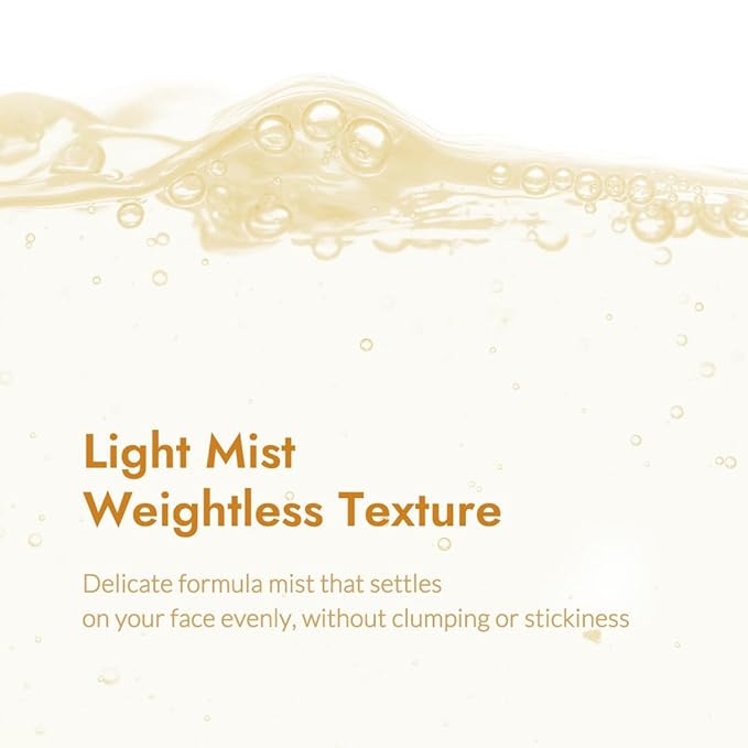 Fresh Dewy Geranium Blossom Facial Serum Mist with Sunflower Oil Jojoba Oil & Squalane Korean Face Spray for Deep Hydration Skincare on the Go 3.38 oz