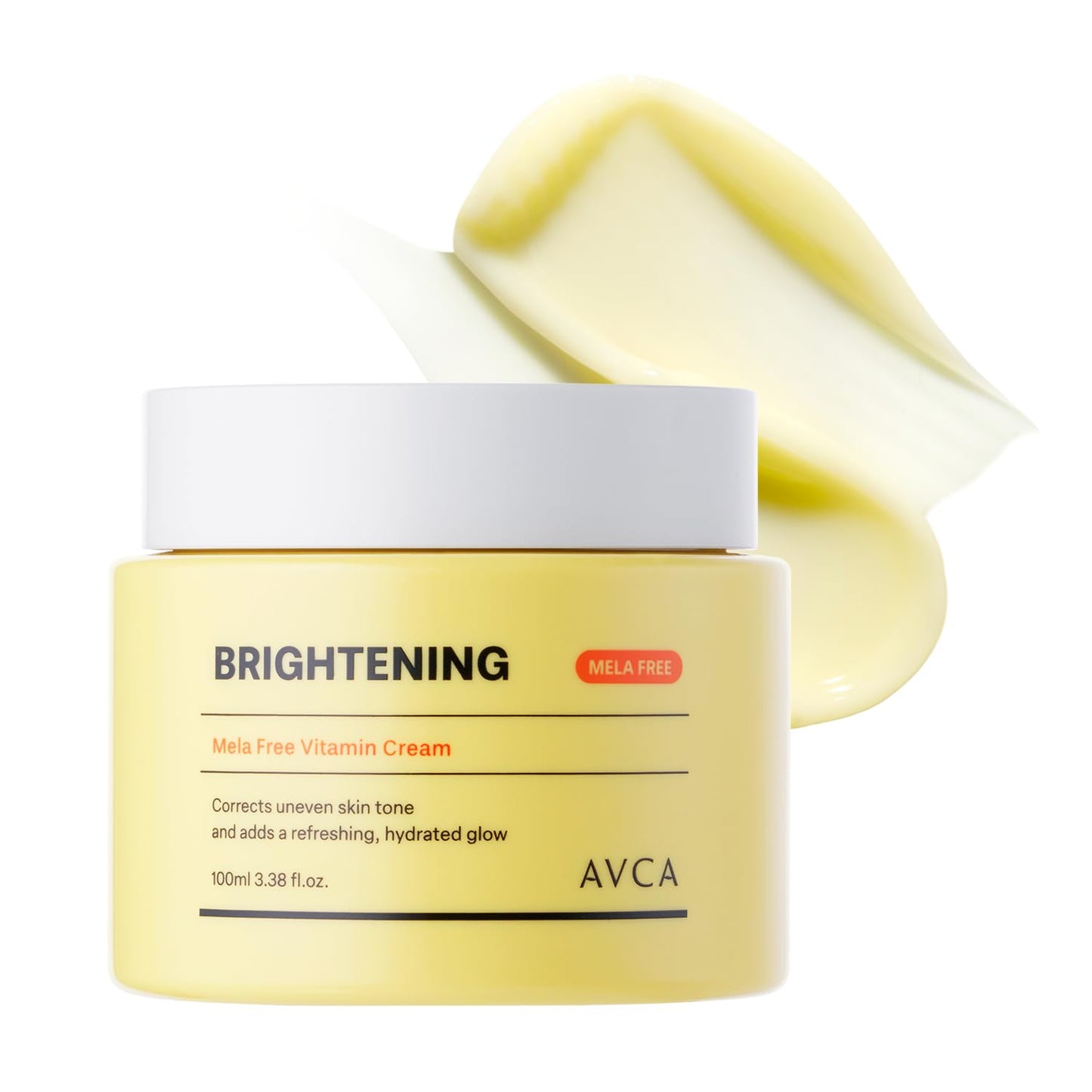 AVCA Vitamin + Niacinamide Radiance Cream 100ml(3.38 fl. oz) - Even Tone & Glow Moisturizer, Daily Hydration K-Beauty Vitamin Cream