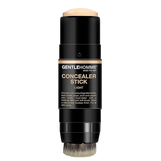 Men's Concealer Stick with Brush for Dark Circles Eraser, 4 Shades, Light