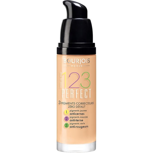 Bourjois Fond de Teint 123 Perfect Foundation for Women, # 54 Beige, 1 Ounce