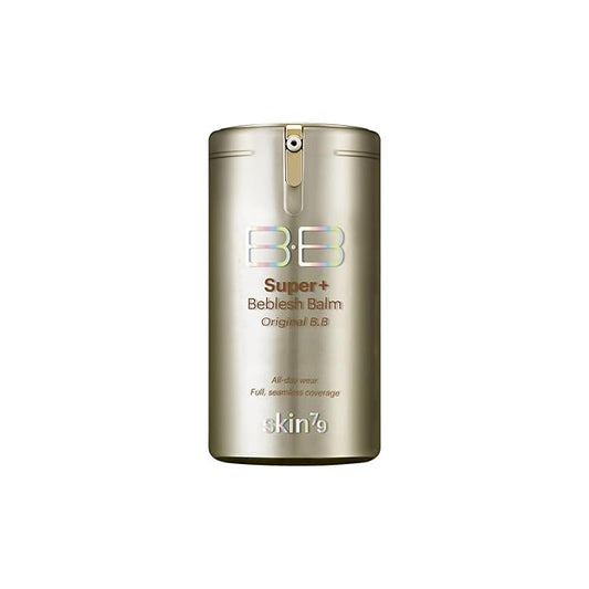 SKIN79 Gold BB Super Plus Beblesh Balm 40g 1 Pack - Made in Korea, US exclusive Version K Beauty Flawless Radiant Base Foundation Makeup Blemish Cover Tinted Moisturizer Natural 21 color