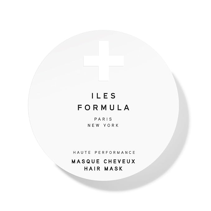 ILES FORMULA Hair Mask β Deep Conditioning Hair Treatment for Dry, Damaged, Frizzy Hair - Lightweight Hair Repair Mask with Tucuma Butter, Macroloba Seed, Vitamins B5 & E | Hydrating, Color-Safe