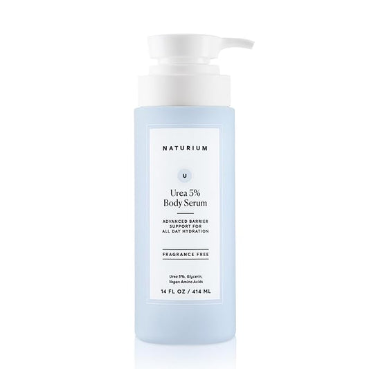 Naturium Urea 5% Body Serum, Lightweight, Hydrating Serum with Nourishing & Soothing Benefits for Barrier Support, Vegan & Cruelty-Free, 14 oz