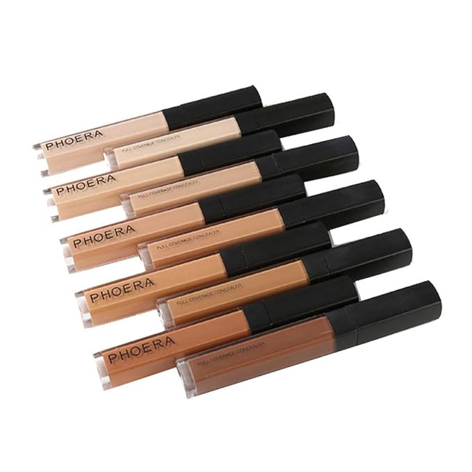 AQUAPURITY PHOERA Liquid Concealer Full Coverage Makeup Face Moisturizer Foundation Conceal Under Eye Dark Circles (108 AMANDE)