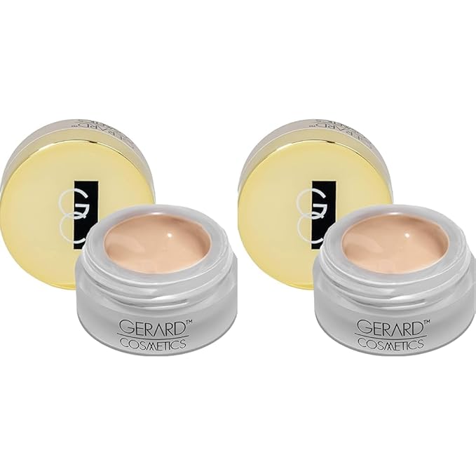 Gerard Cosmetics Clean Canvas Fair Eye Concealer and Base Smudge Proof | Makeup Primer and Eyeshadow Base | Made in the USA | Vegan Formula | Cruelty Free (Pack of 2)
