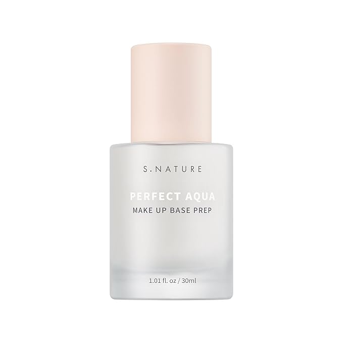 PERFECT AQUA MAKE UP BASE PREP 30MLใ
ฃSerum Texture & Hydrating Face Primer, Korean Primer, Vegan, Skin Flawless and Glowing without Clogging Pores, 24 hours Long Lasting ใ
ฃ1.01 Fl Oz