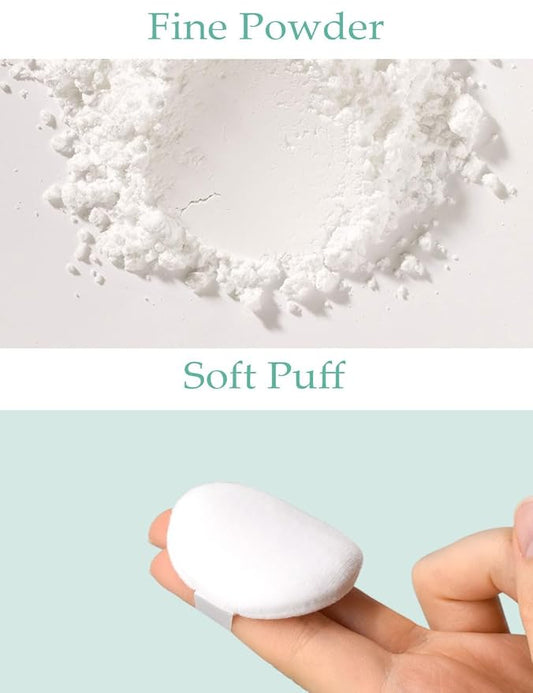 Goodbye Sebum Control Finish Powder 5g โ Lightweight CICA Face & Hairline Powder for Oil Control and Long-Lasting Soft Matte Finish (CICA)
