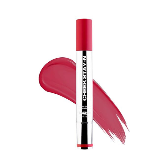Sacheu Cheek STAY-N Liquid Blush for Cheeks β High Pigment, Buildable, Lightweight Cream Blush Infused With Squalane, for Dewy & Radiant Flushed Cheeks β Long-lasting & Cruelty Free, I'm Flirty