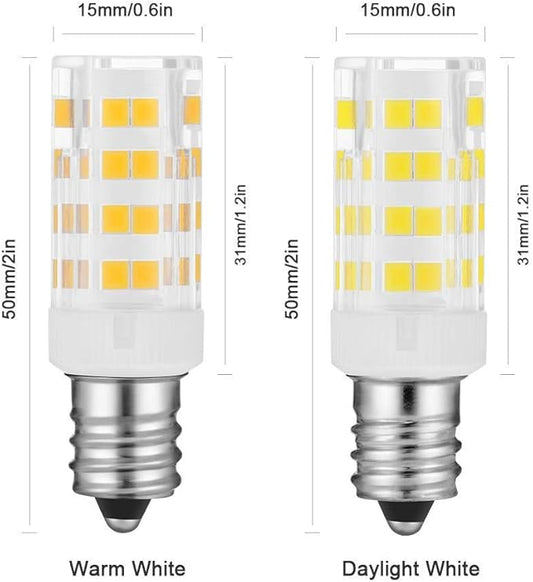 2 Pieces 6K T Type LED Light Bulb, Mirror Replacement Bulbs - Lighted Make Up Mirror Bulbs 20W Replacement Bulbs for Double Sided Illuminated Mirror