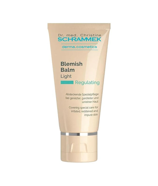 Schrammek Blemish Balm Light (1.4 fl oz) - Covering Special Care for Irritated, Reddened & Impure Skin - The Original since 1967 - BB Cream - Tinted Face Moisturizer - Facial Skin Care - Dr