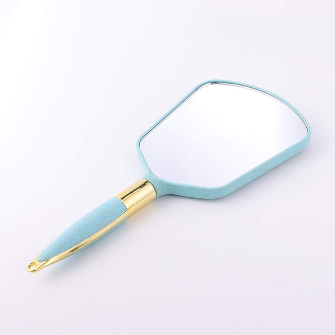Handle Mirror Square Fashionable Home Mirror Compact Makeup for Home Use