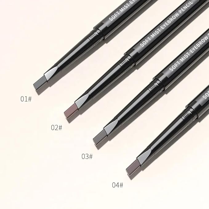 long lasting and waterproof Triangle eyebrow Pencil With Brush (Dark Brown)