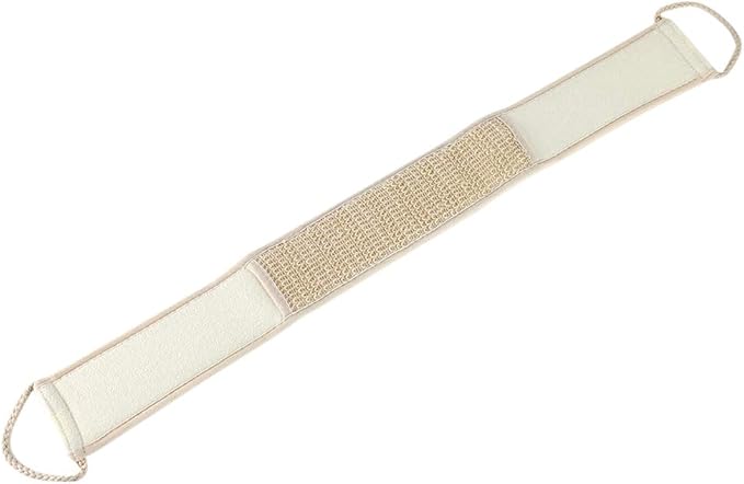 Back Scrubber for Shower Exfoliating Back Cloth Body Extended Length Scrubber Towel Exfoliating Stretchable Pull Strap Wash Cloth for Bath Body Scrub Washcloth