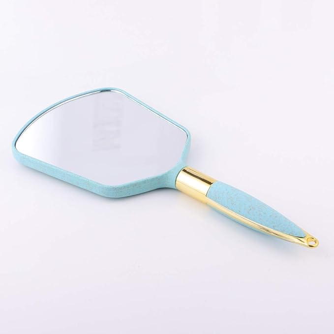 Handle Mirror Square Fashionable Home Mirror Compact Makeup for Home Use