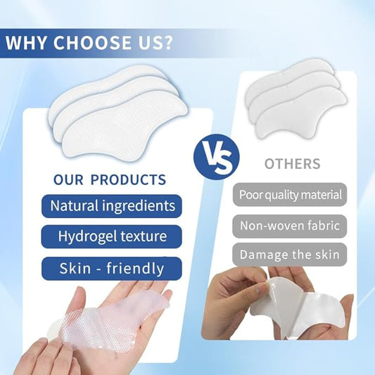 20pcs Masks | Collagen Forehead Anti-Wrinkle Treatments | Jelly Touch Mask | Skin-Friendly Hydrogel for Deep Hydration, Firming & Fine Line Reduction, Targets Forehead Wrinkles & Frown Lines