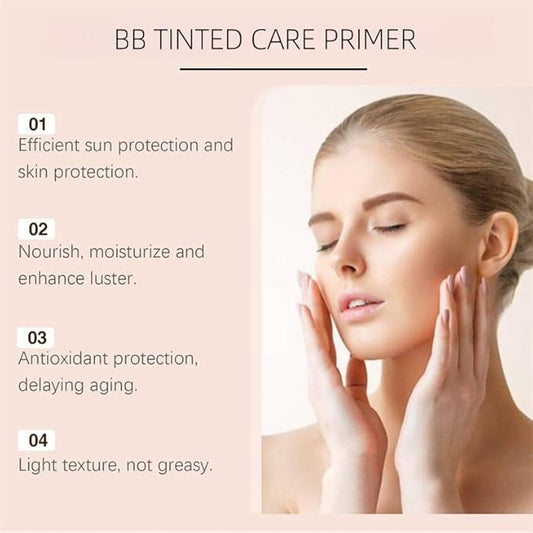 BB Tinted Moisturizer SPF 30, Full Coverage Light-Medium Skin Color Light Hydrating & Smoothing. (ivory white)