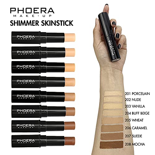 MISKEEN Concealer Stick Highlighter Pen Contour Stick, Concealer Full Coverage, Waterproof Concealer Creamy Stick Contour Makeup for Eyes and Dark Circles (206 Suede)