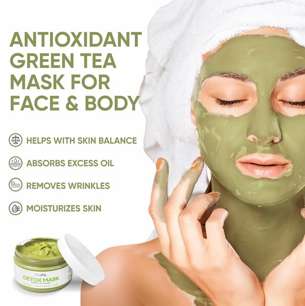 Teami Detox Face Mask for Hydraiting,Stick Mask Alternative Moisturizing & Purifying, Blackhead Remover Green Tea Mask Cleanse Mask reduces Acne & oil, Pore Minimizer Clay Mask for All Skin Types