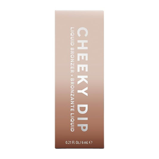 W7 Cheeky Dip Liquid Bronzer - Pigmented Face Bronzing Makeup - Satin Matte Finish - Fierce
