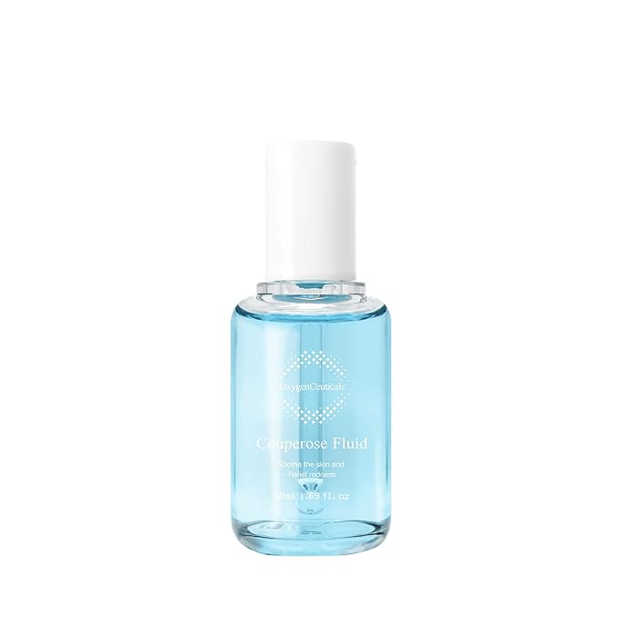 Couperose Fluid β Redness Treatment Serum for Sensitive Skin with Centella Asiatica, Hyaluronic Acid, and Rose Water (50ml/1.69 oz)