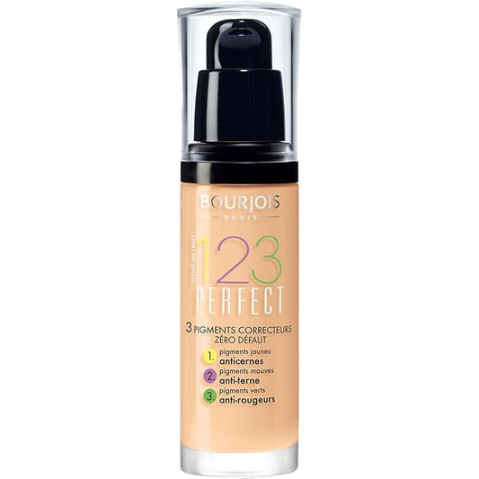 Bourjois Fond de Teint 123 Perfect Foundation for Women, # 54 Beige, 1 Ounce