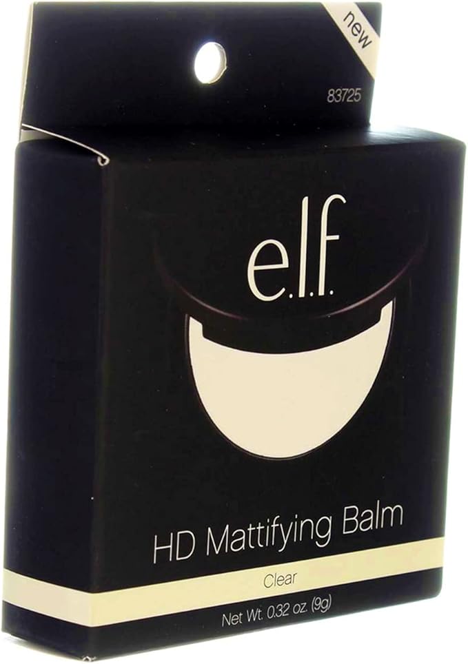 e.l.f. HD Mattifying Balm for use as a Foundation for Your Makeup, Provides a Shine Free Look, Portable Mirrored Compact 0.3 Ounce