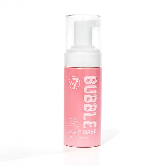 W7 Bubble Base Foaming Primer β Hydrating, Skin-Perfecting Makeup Base for a Smooth & Flawless Finish β Infused with Hyaluronic Acid & Aloe Vera to Nourish and Prime the Skin