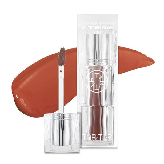 TIRTIR Waterism Tinted Lip Gloss #04 Fig Peach, 0.14 Fl Oz β Kiss Ready Lipgloss, 12H Long Lasting Non Sticky Natural Tinted Glow Korean Multiuse Cheek and Lip Tint for Women gift