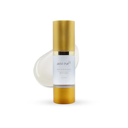 Mineral Makeup Facial Foundation Primer - Nourishing, Long-lasting, and Lightweight - Paraben Free, Cruelty-Free - Suitable for All Skin Types β 1 Fl oz (30 ml)