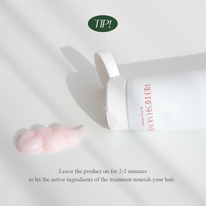 Refresh Moment Perfume Hair Treatment (02 Fig Fog) | Moisturize and Soften Hair | Vegan Conditioner for Oily Hair | Non-Greasy Formula | Fruity-Woody Fragrance | 5.07 fl. oz