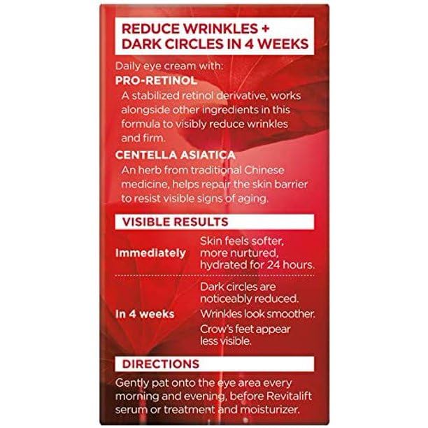 LβOreal ParisPersonal Care - - RevitaLift Anti-Wrinkle + Firming Eye Cream 14g/0.5oz