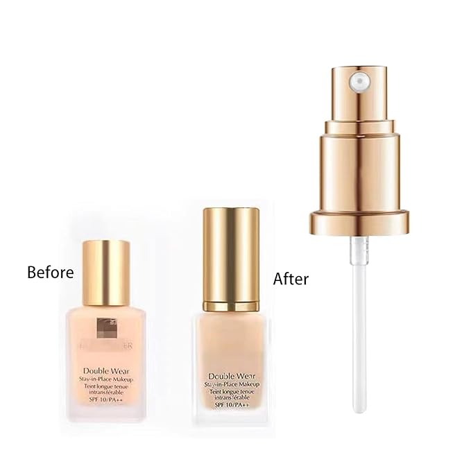 DW Nude Water Fresh Makeup Foundation Pump (2 Pack) Compatible with DW Foundation Pump