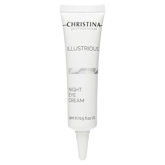 -CHRISTINA- Illustrious Night Eye Cream with Retinol and Vitamin C | Under Eye Cream Revitalizes, Brightens, Nourishes the Skin | Night Cream for All Skin Types 15ml