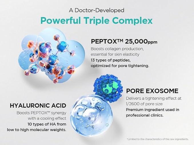 Dr.ninteen V.Peptox Jelly Tonerγ
£13 Peptides 25,000ppm + 10 Hyaluronic Acid(HA) + Exosomeγ
£Essence Toner for Pore Tightening & Coolingγ
£K-Skincare (5.07 fl.oz.)