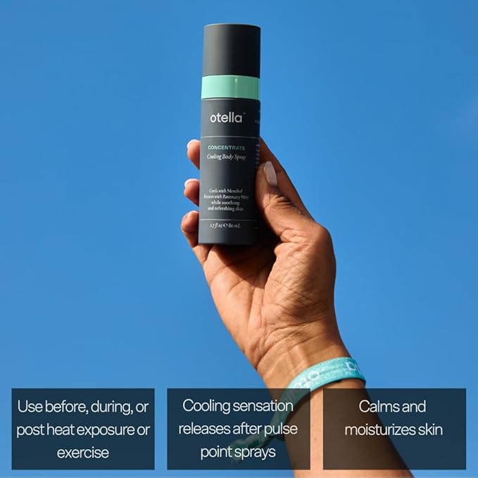 Cooling Body Spray with Menthol and Aromatherapy Rosemary Mint Scent to help you Concentrate, 2.7 oz. | Anytime Immediate Heat Relief | TSA Approved | Gluten Free | Vegan | Paraben Free