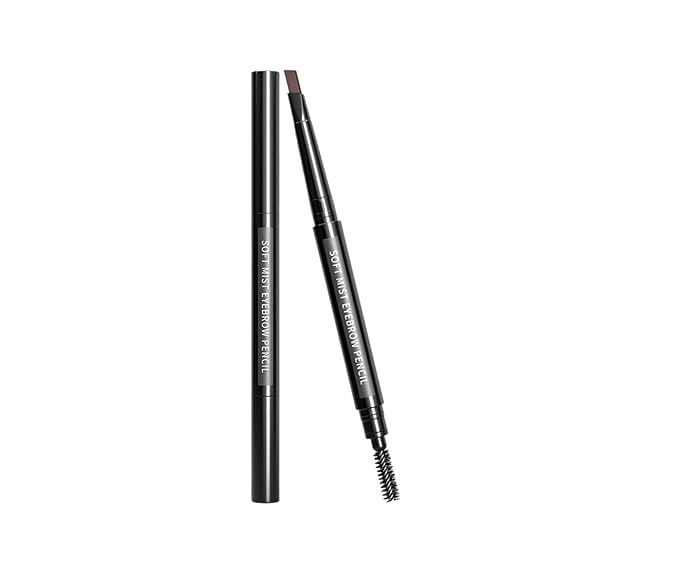 long lasting and waterproof Triangle eyebrow Pencil With Brush (Dark Brown)