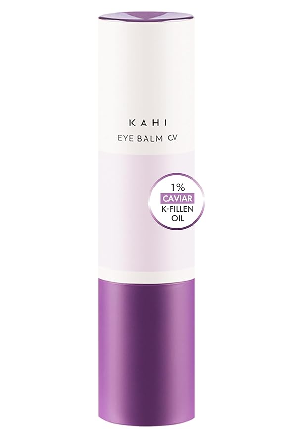 KAHI Eye Balm CV - Age-Defying, Hydrating, 3D Lifting Under Eye Moisturizer Stick with Beluga Caviar Oil - Corrector for Dark Circles β Luxury Korean Skincare (9g, 0.31 oz)