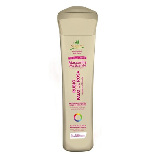 naissant Rose Gold Hair Toning Mask | Color Depositing | Moisturize, Refresh & Neutralize Brassy Tones | Paraben, Ammonia & Sulfate Free | Pro-Vitamin B5, Olive Oil & Honey (Palo de Rosa) 10.1 Fl Oz