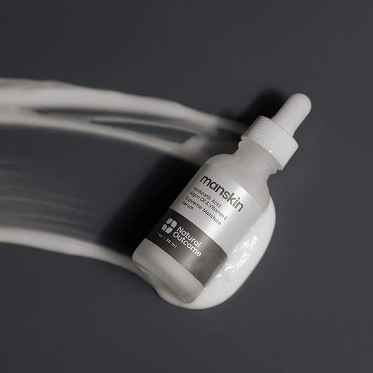 Man Skin Supreme Moisture Serum Mens I Mens Anti-Aging Day & Night Facial Serum I Advanced Moisture Serum with Hyaluronic Acid, Argan Oil & Vitamin E