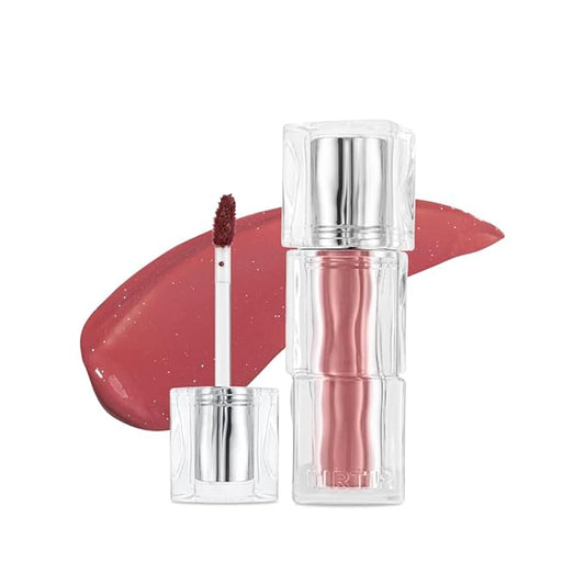 TIRTIR [*Mini Size Waterism Tinted Lip Gloss #03 Sand Mond, 0.06 Fl Oz β Kiss Ready Lipgloss, 12H Long Lasting Non Sticky Natural Tinted Glow Korean Multiuse Cheek and Lip Tint for Women gift