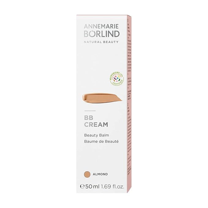 ANNEMARIE BΓRLIND - BB CREAM - almond - tinted, moisturizing & balancing beauty balm, facial care with macadamia nut oil, light coverage, vegan 1.69 Fl. Oz.