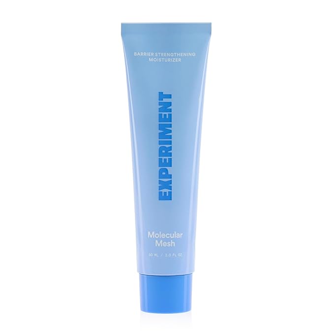 Experiment Molecular Mesh Barrier Repair Moisturizer β Soothing Lightweight Face Cream for Strength, Redness & Irritation - Ectoin, Phytosphingosine, Centella 2 FL OZ - Vegan for Sensitive Skin