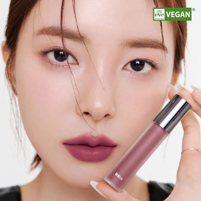 BBIA Last Velvet Tint - Soft & Creamy Matte Finish Lip Stain, Blur Effect with Velvety Texture, Long-Lasting, High Pigment, Lightweight, Non-Drying, Vegan, Korean Lip Makeup (V37 FEIGN UNMOVED)