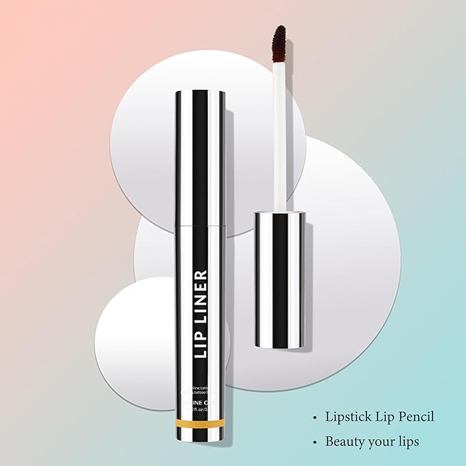 aopoka Peel Off Lip Liner Stain Velvet Tint – Long-Lasting, Moisturizing, Non-Sticky Matte Lip Lacquer, Highly Pigmented, Smudge-Proof Liquid Lipstick Makeup #Brownish Red