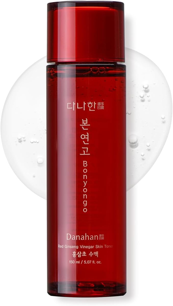 Bonyongo Red Ginseng Vinegar Skin Toner β Refreshing & Moisturizing Face Toner for Smooth, Youthful Skin - with Fermented Red Ginseng - Korean Skincare, 5.07 fl.oz.