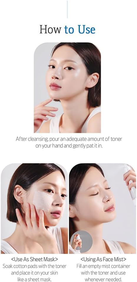 ETUDE Soonjung pH5.5 Relief Toner, Toner for Face, Low PH Toner for Sensitive Skin, Non-Comedogenic, Hypoallergenic & Fragrance Free, Moisturizer for Face, Korean Skin Care, Beauty (11.83 Fl Oz)