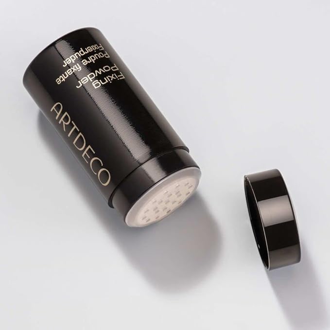 ARTDECO Fixing Powder Caster - Transparent Loose Setting Powder - Mattifies Makeup, Sets Cream Products - Ideal for Oily Skin - Dermatologically Approved - 0.35 Oz