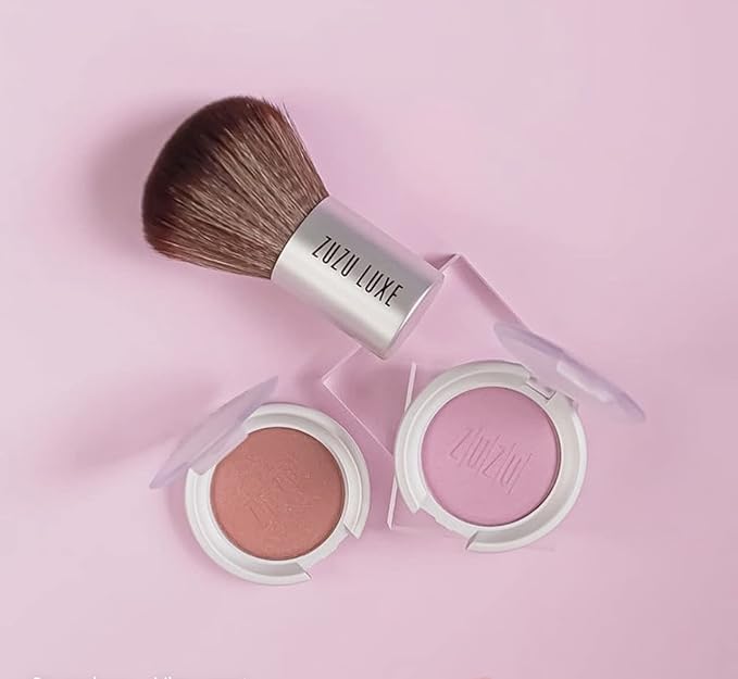ZUZU LUXE Mineral Blush (Haze - Raspberry/Warm Shimmer), Natural, Paraben Free, Vegan, Gluten-free, Cruelty-free, Non GMO, 0.1 oz.